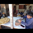 Das Hobeln der Bananen